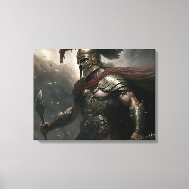 commander canvas print (Front)