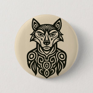 Commander Furry 6 Cm Round Badge