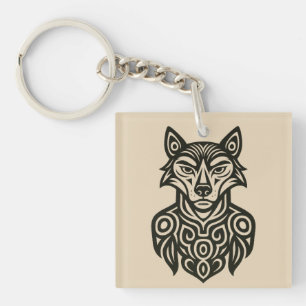 Commander Furry Key Ring