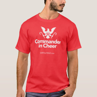 "Commander in Cheer" men's standard tee