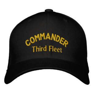 COMMANDER, Third Fleet Embroidered Hat