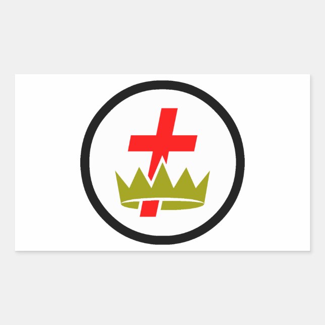 Commandery Rectangular Sticker (Front)