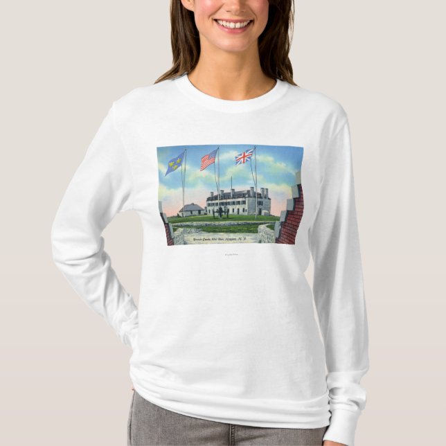 Commanding Officer Room in Old French Castle T-Shirt (Front)