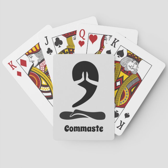 Commaste Classic Playing Cards (Back)