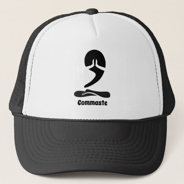 Commaste Trucker Hat (Front)