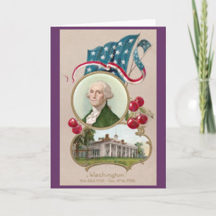 Commemorating George Washington Card