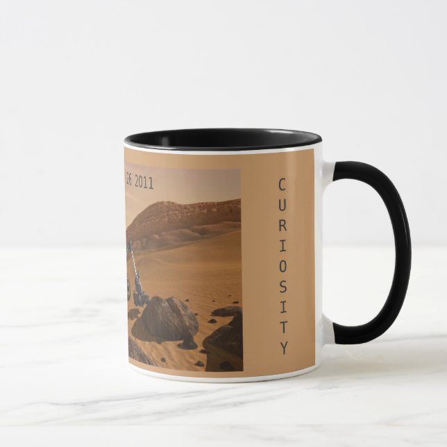 Commemorating Launch Of Curiosity Mars Rover Mug (Right)