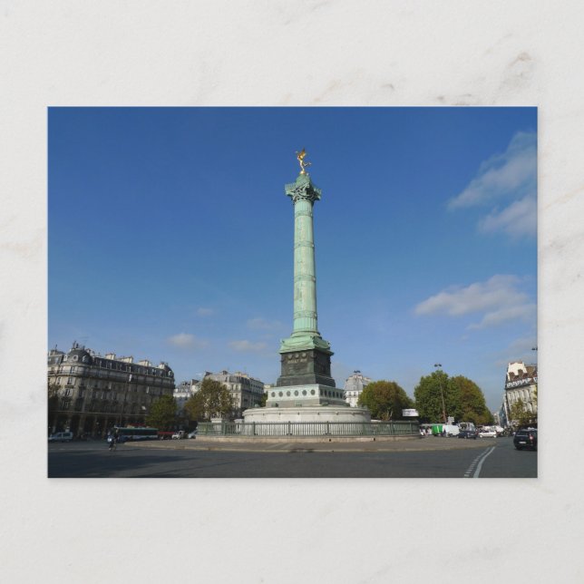 Commemorating  Storming the Bastille, 1900, Paris Postcard (Front)