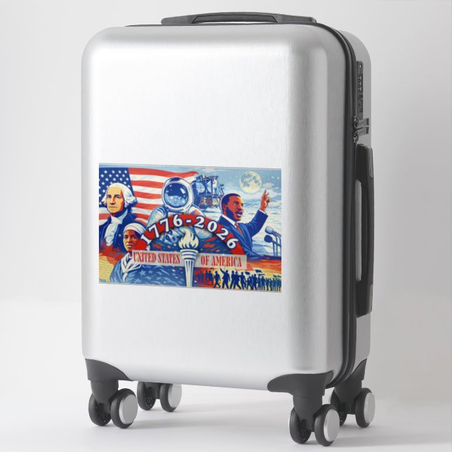 Commemorative 1776-2026 USA Semiquincentennial  (Suitcase)