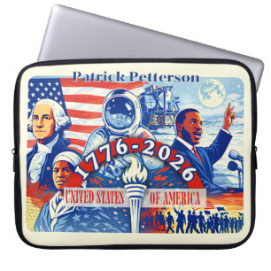 Commemorative 1776-2026 USA Semiquincentennial Laptop Sleeve