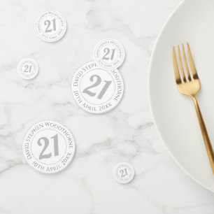 Commemorative Birthday Celebration Personalised Confetti