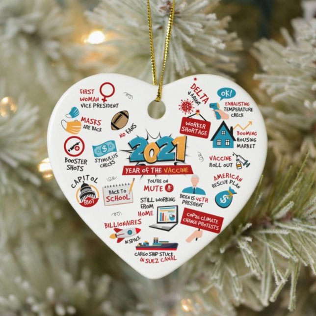 Commemorative Christmas 2021 Pandemic Vaccine Ceramic Tree Decoration (Creator Uploaded)