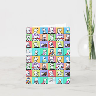 Commemorative KiniArt Westies Blank Card