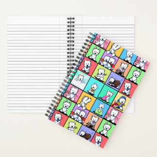 Commemorative KiniArt Westies Notebook