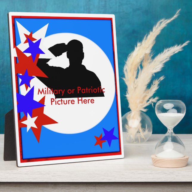 Commemorative Patriotic Plaque (Side)