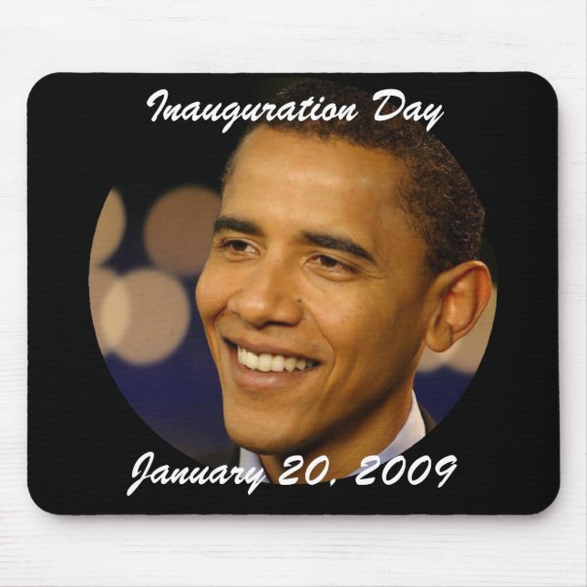 Commemorative President Obama Inauguration Mouse Pad (Front)