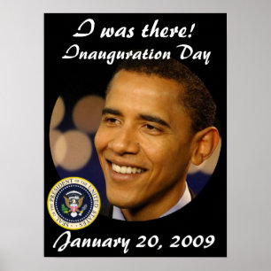 Commemorative President Obama Inauguration Poster