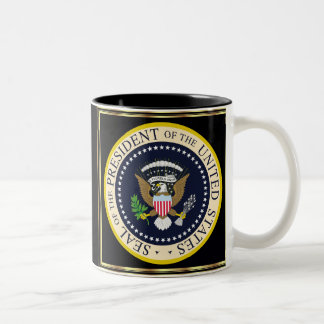 Commemorative President Obama Inauguration Two-Tone Coffee Mug