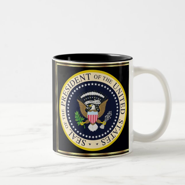 Commemorative President Obama Inauguration Two-Tone Coffee Mug (Right)