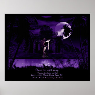 Commemorative Toreador Ball and Art Auction Poster
