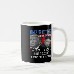 Commemorative Trump Usa Jong Un N Korea Dmz Meetin Coffee Mug