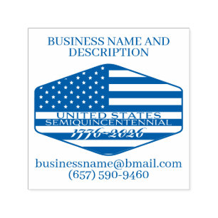 Commémorative USA 250th Anniversary Business Self-inking Stamp