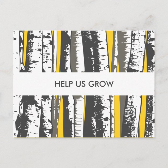 comment card aspen trees (Front)