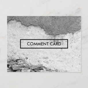 comment card city wall