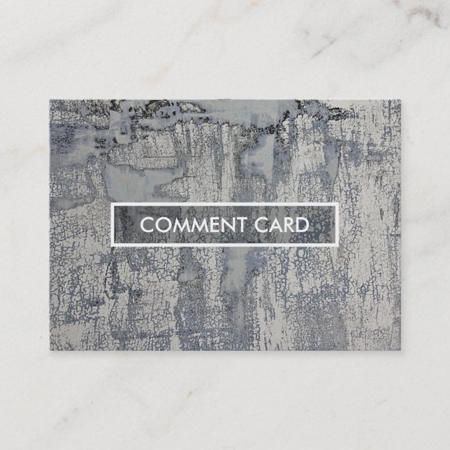 comment card crispy texture (Front)