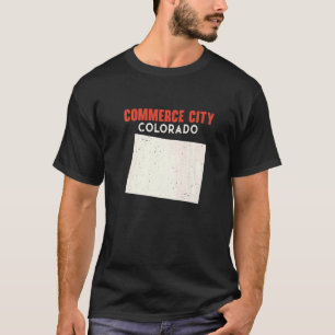 Commerce City Colorado USA State America Travel Co T-Shirt