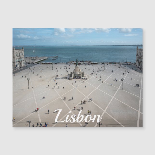 Commerce Square from above in Lisbon, Portugal (Front)