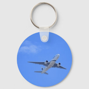 Commercial Airliner Key Ring