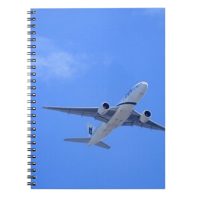 Commercial Airliner Spiral Notebook (Front)