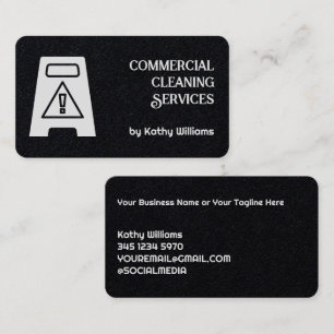 Commercial Cleaner Business Card