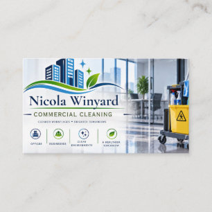 Commercial Cleaning Business Card