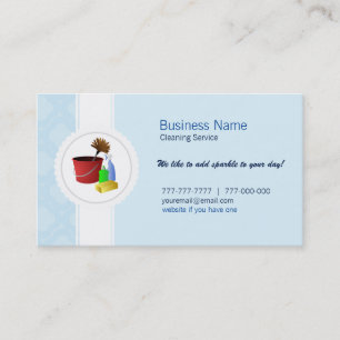Commercial Cleaning Business Cards