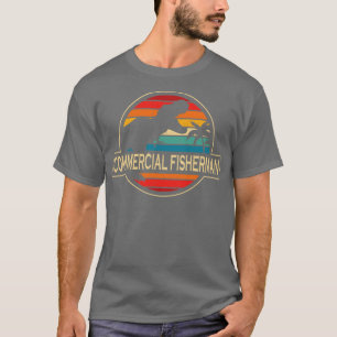 Commercial Fisherman Dinosaur T-Shirt