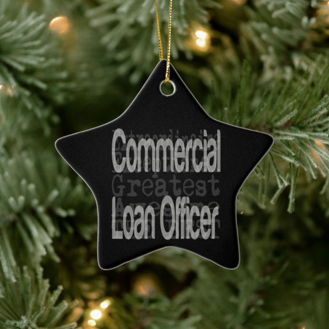 Commercial Loan Officer Extraordinaire Ceramic Tree Decoration (Tree)