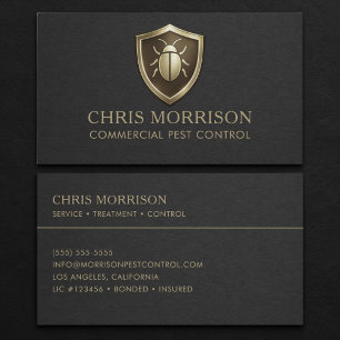 Commercial Pest Control Business Card