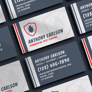 Commercial Pest Control Rodent Business Card