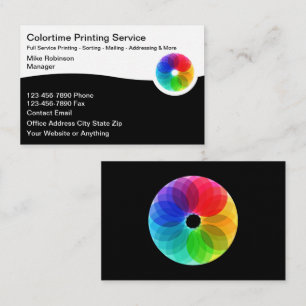 Commercial Printing Services Business Cards