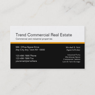 Commercial Real Estate Business Cards