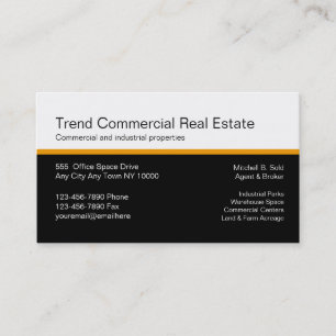 Commercial Real Estate Business Cards