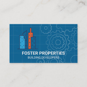 Commercial Real Estate Developer Real Estate Business Card