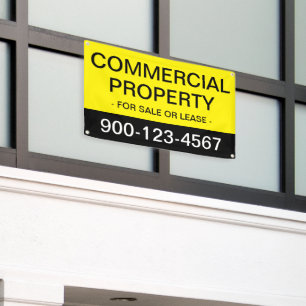 Commercial Real Estate For Sale or Lease Realty Banner