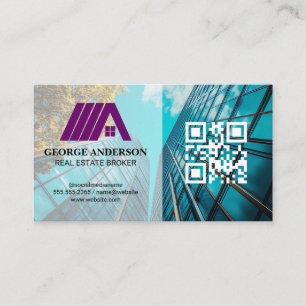 Commercial Real Estate Properties   QR Business Card