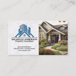 Commercial Residential Real Estate   Cottage Home Business Card