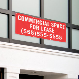 Commercial Space for Lease Banner