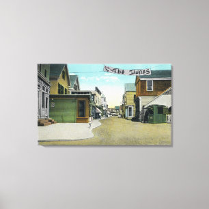 Commercial Street View Canvas Print