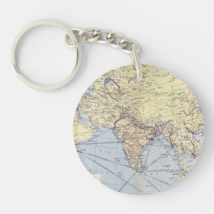 Commercial Trade Routes   South Asia Key Ring